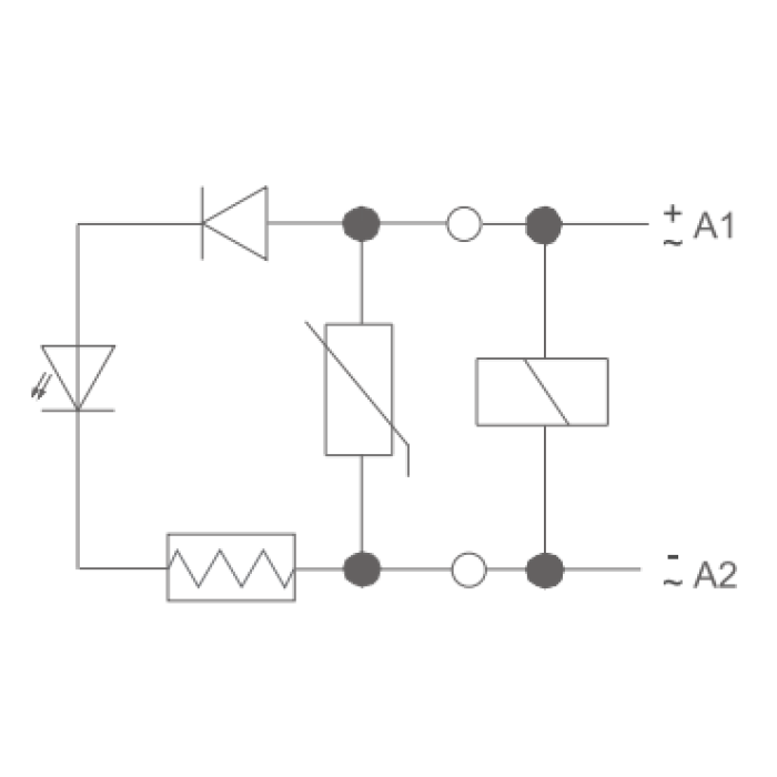 PVRME1 Модуль захисту/індикації 6-24 AC/DC для SRHME, SRNE