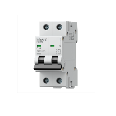 Модульний автоматичний вимикач ISKRA RI51N 1P+N C25A 6кА