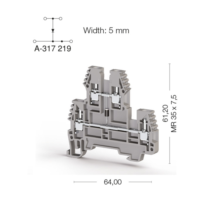 Клема Klemsan PIK Діодна 2.5 мм - 0.0.0.3.17219