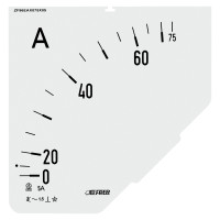 Шкала амперметра FRER ZF 75/5А В