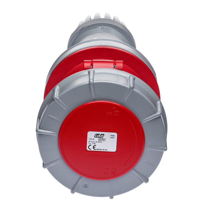 Розетка кабельна IDE MUNDIAL 3P+N+E 125 А 200/346–240/415 В IP66-67 - 03756