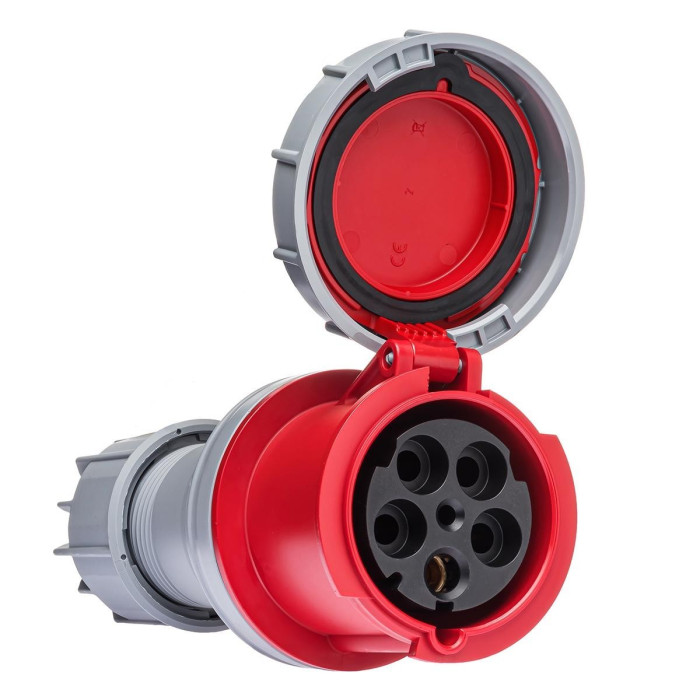 Розетка кабельна IDE MUNDIAL 3P+N+E 125 А 200/346–240/415 В IP66-67 - 03756