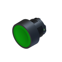 Кнопка зелена, пласт. корпус 22 мм COMEPI