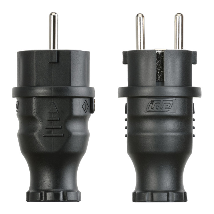 Вилка кабельна IDE SCHUKO 2P+E 16 А 220–250 В IP44 - 00115
