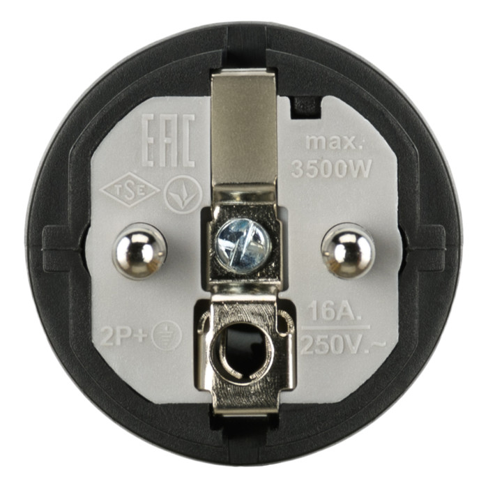 Вилка кабельна IDE SCHUKO 2P+E 16 А 220–250 В IP44 - 00115