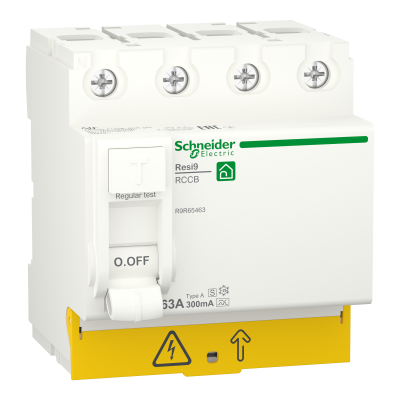 R9R65463 ДИФ РЕЛЕ RESI9 4P 63A 300mA А-S