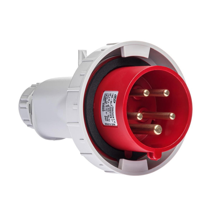 Вилка кабельна IDE MUNDIAL 3P+N+E 16 А 200/346–240/415 В IP66-67 - 03603