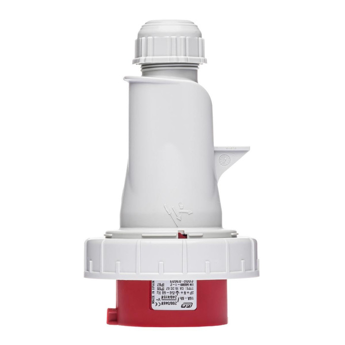 Вилка кабельна IDE MUNDIAL 3P+N+E 16 А 200/346–240/415 В IP66-67 - 03603