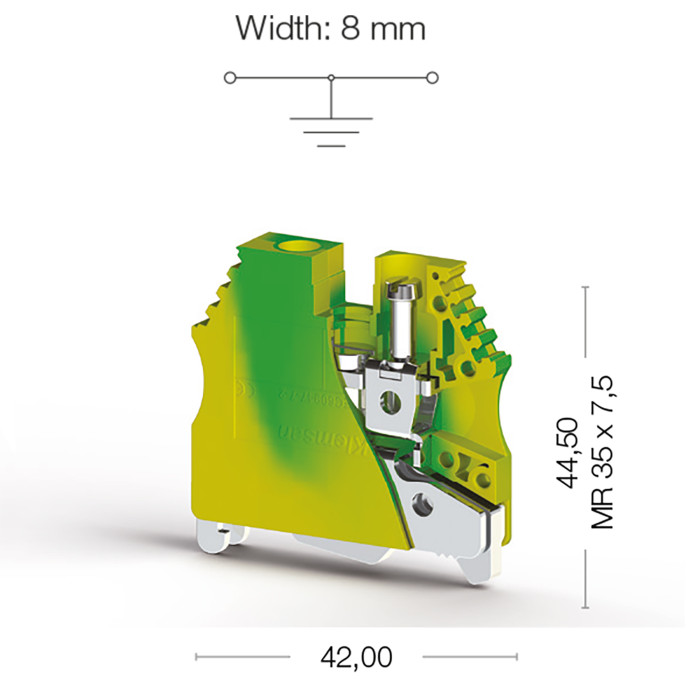 Клема Klemsan AVK Заземлення 6 мм - 0.0.0.3.34460