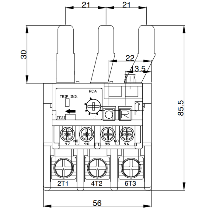 786050507000 Теплове реле BR63-60/45-60
