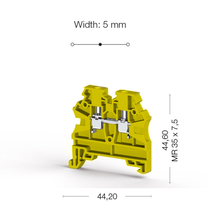 Клема Klemsan AVK Прохідна 2.5 мм - 0.0.0.3.04203RP