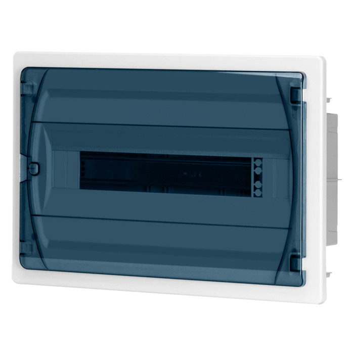 GPE18PT/PH/RR Корпус розподільчий GOLD, 1x18 модулів, прозорі двері, IP40