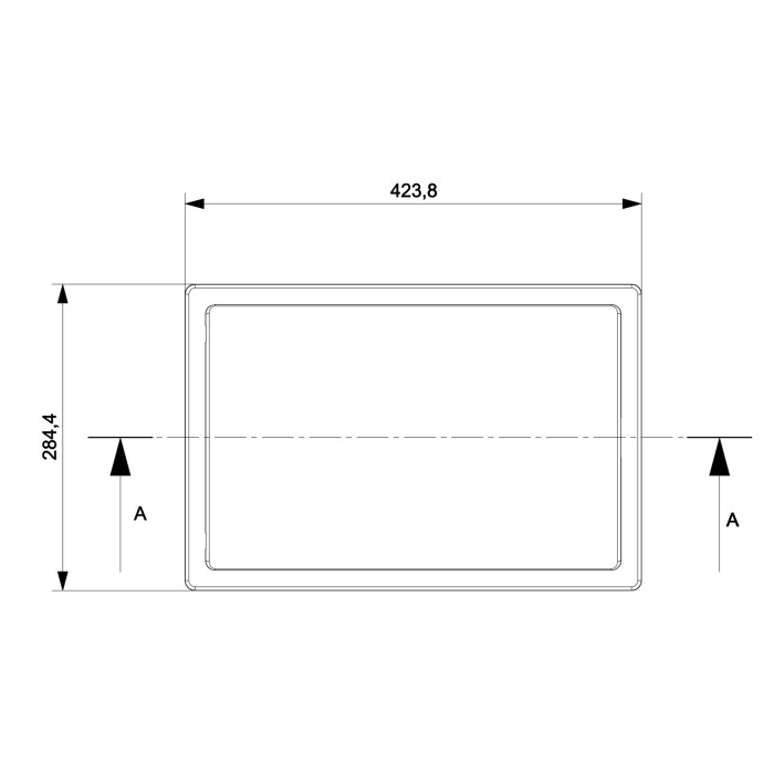 GPE18PT/PH/RR Корпус розподільчий GOLD, 1x18 модулів, прозорі двері, IP40