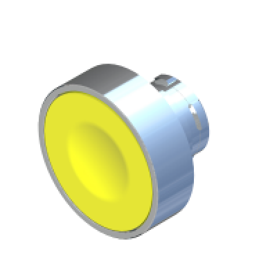 ECX 1123 Кнопка жовта 40 мм