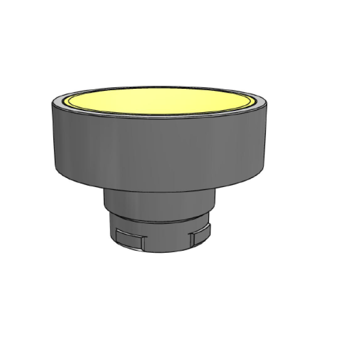Кнопка жовта 40 мм COMEPI - ECX 1123