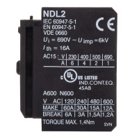 038422834000 Доп контакт NDL2-11, для KNL9-18