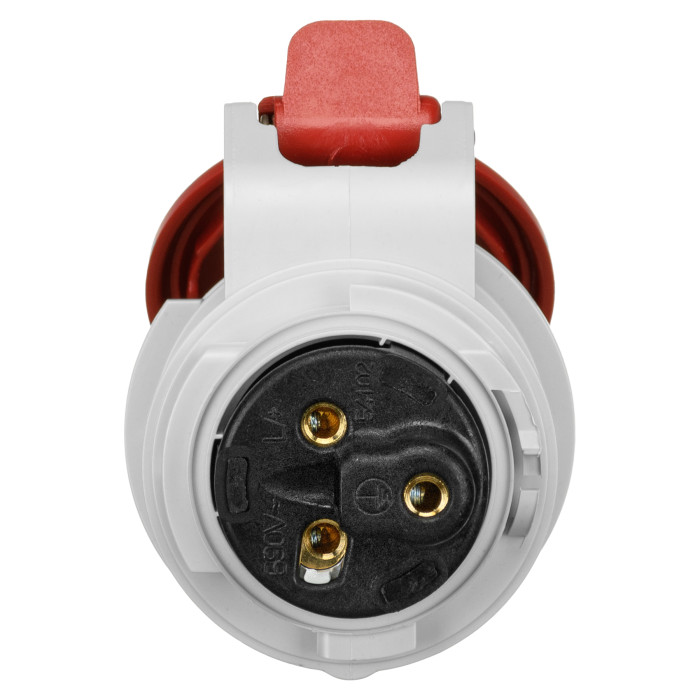 Розетка кабельна IDE MUNDIAL 2P+E 16A 380–415V IP44