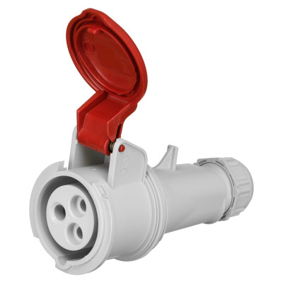 Розетка кабельна IDE MUNDIAL 2P+E 16A 380–415V IP44