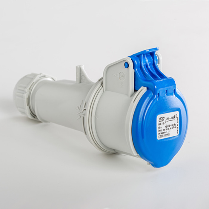 Розетка кабельна IDE MUNDIAL 2P+E 16 А 380–415 В IP44 - 03201