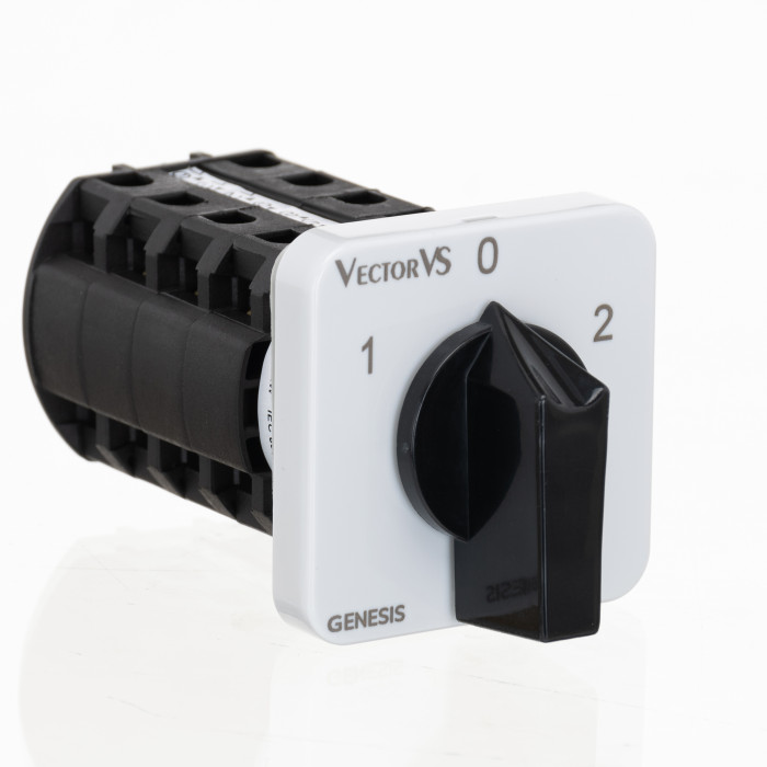 Кулачковий перемикач GC 25A 4P схема 75 (1-0-2)