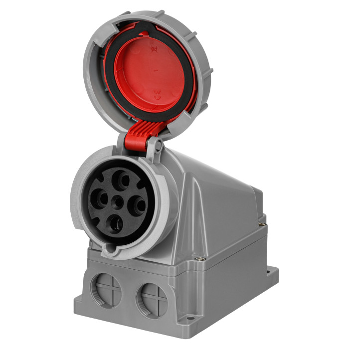 Розетка настінна IDE MUNDIAL 3P+E 63A 380–415V IP66-67