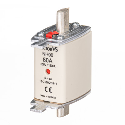 Запобіжник Ножовий Vector VS GENESIS NH00 80А 500V AC gG