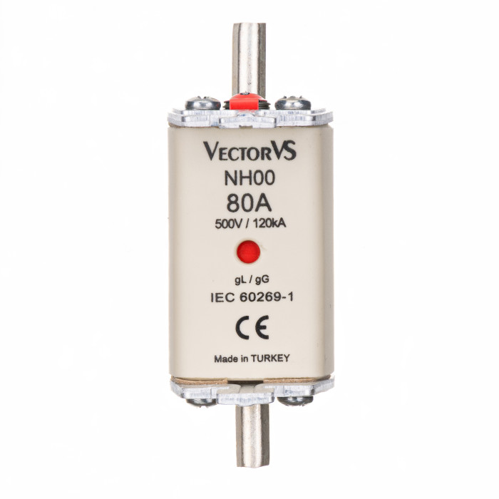 Запобіжник Ножовий Vector VS GENESIS NH00 80А 500V AC gG