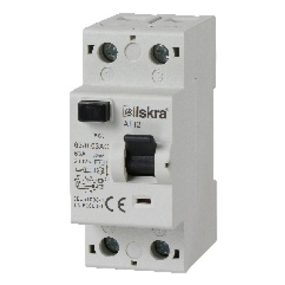 Пристрій захисного відключення ISKRA AFI2 63A 1P+N 0.3А