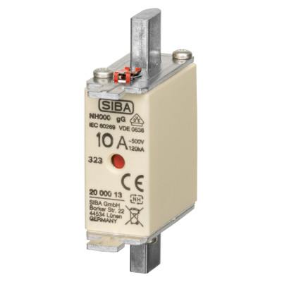 Ножовий запобіжник PRONUTEC gG NH000 10A