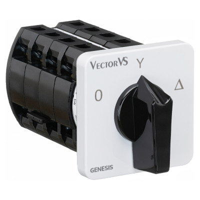 Кулачковий перемикач GC 40A схема 12 (0-Y-Δ)