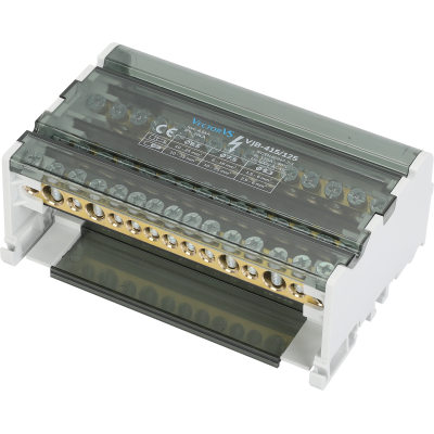 Розподільчий блок VJB-415/125 на DIN-рейку, 125A, 15 виходів