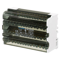 Розподільчий блок Vector VS VJB-415/125 на DIN-рейку, 125A, 15 виходів