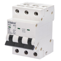 Модульний автоматичний вимикач ISKRA RI53 3P B63A 6kA