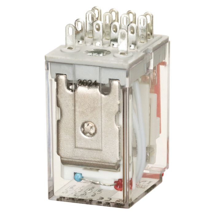 Проміжне реле IMO 4PCO, 5A, 240VAC, LED - HYE41PN240AC