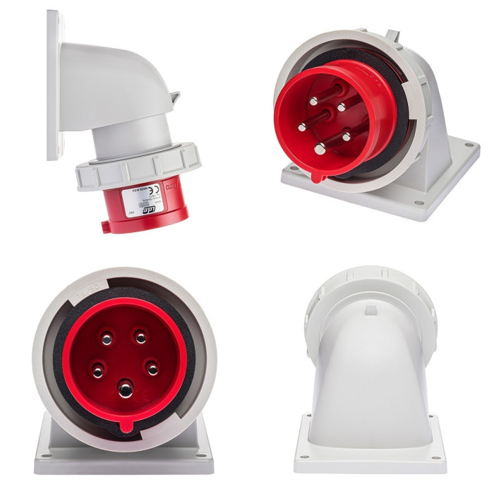 Вбудовуваний штепсель IDE MUNDIAL 3P+N+E 16 А 200/346–240/415 В IP67 - 03613