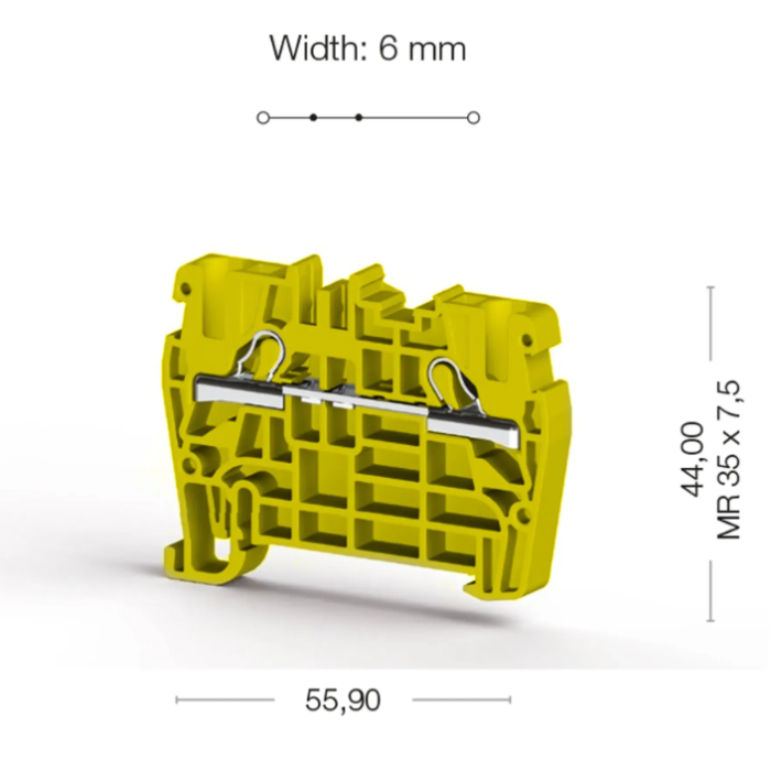 Клема Klemsan PYK Прохідна 4 мм - 0.0.0.3.07113RP