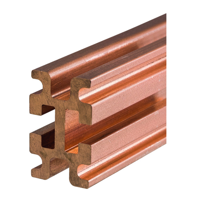 BR16P/2030C профільна мідна шина 30х50х2030 мм для систем розподілу до 1600А