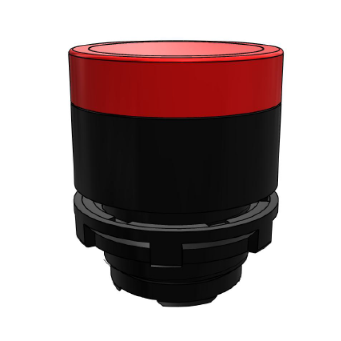 ECX 4201 Кнопка червона з підсвічуванням пластик