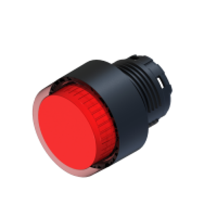 ECX 4201 Кнопка червона з підсвічуванням пластик