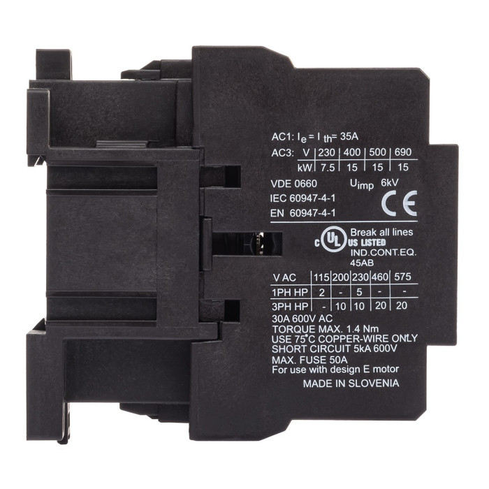 Контактор ISKRA KNL-30-00/220/240V/50/60Hz - 30050471000