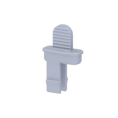 0.0.0.4.69079 Пластиковий фіксатор (заглушка) WGO 6 PK сірий (1 шт | пак 50 шт)