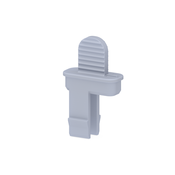 0.0.0.4.69079 Пластиковий фіксатор (заглушка) WGO 6 PK сірий (1 шт | пак 50 шт)