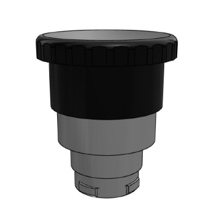 ECX 1134 Кнопка 40 мм, чорна