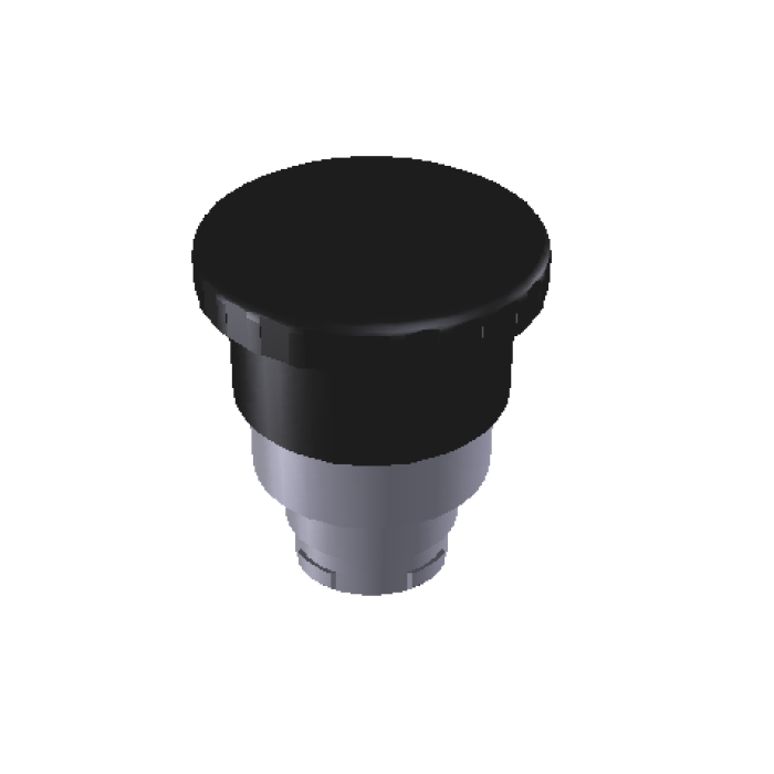 ECX 1134 Кнопка 40 мм, чорна