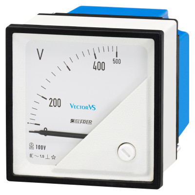 F72EVXYYYXCO Вольтметр 90°, вхід від ТН 10,5кВ/100В, шкала 12,5кВ